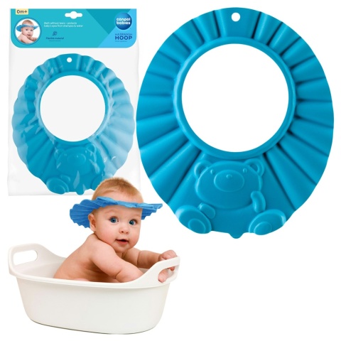 Rondo kąpielowe Canpol piankowe kąpiel bez łez chroni oczy niebieskie
