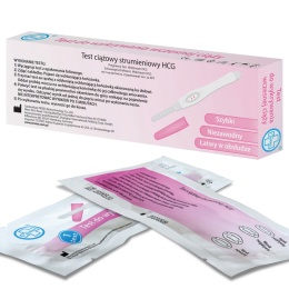 Test ciążowy strumieniowy Testeo wczesna ciąża 2 dni HCG dokładność 99,9%