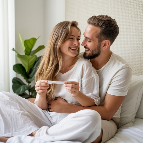 Test ciążowy strumieniowy Testeo wczesna ciąża 2 dni HCG dokładność 99,9%