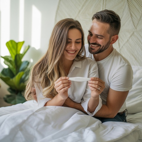 Test ciążowy strumieniowy Testeo wczesna ciąża 2 dni HCG dokładność 99,9%