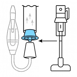 Katarek Adapter do aspiratora do nosa do odkurzacza dla dzieci i niemowląt