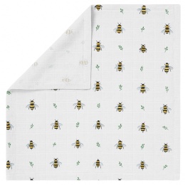 Pieluszka bambusowa Bocioland 40x40 antybakteryjna hipoalergiczna pszczółka