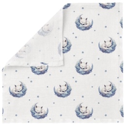 Pieluszka bambusowa Bocioland 40x40 antybakteryjna hipoalergiczna lisek