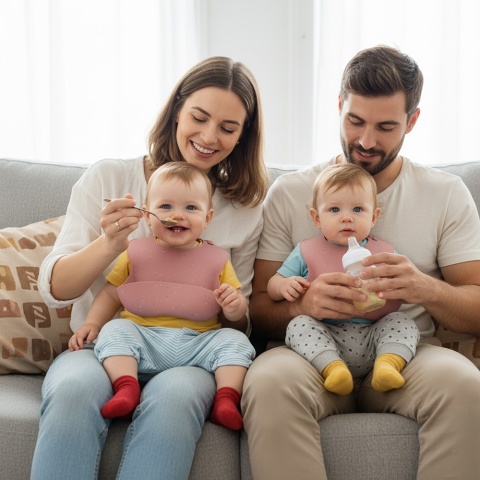 Śliniak silikonowy Canpol Babies z kieszonką regulowany zapinany różowy 4+