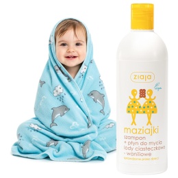 Szamon do włosów i do ciała dla dzieci Ziajka Maziajki lody waniliowe 400ml