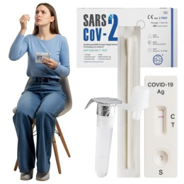Test Covid SARS Cov2 Testeo antygenowy laboratoryjna precyzja pomiaru 99%
