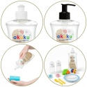 Płyn do mycia butelek smoczków zabawek żel Akuku 500 ml + pompka gratis