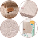 Koc bambusowy dla niemowląt i dzieci hipoalergiczny BabyOno 75x100 beżowy