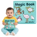 Książeczka sensoryczna Akuku magiczna edukacyjna miękka do wody Magic Book