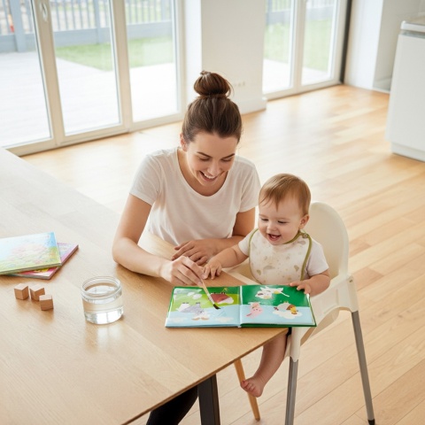 Książeczka sensoryczna Akuku magiczna edukacyjna miękka do wody Magic Book