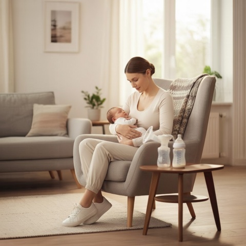 Laktator ręczny Akuku odciągacz pokarmu + adapter butelka 150 ml z kapslem