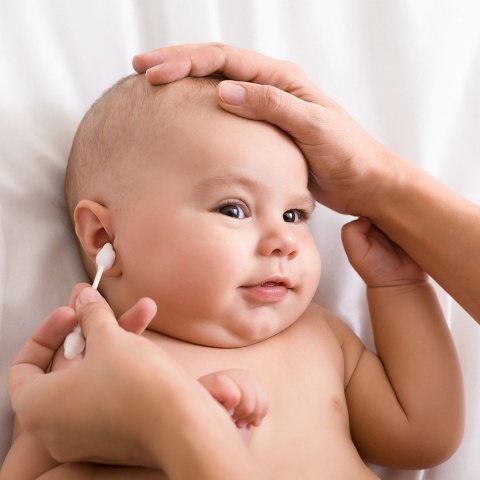 Patyczki do uszu dla dzieci niemowląt z ogranicznikiem hipoalergiczne Bella