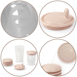 Pojemniki do przechowywania pokarmu mrożenia wielorazowe BabyOno 4x200 ml