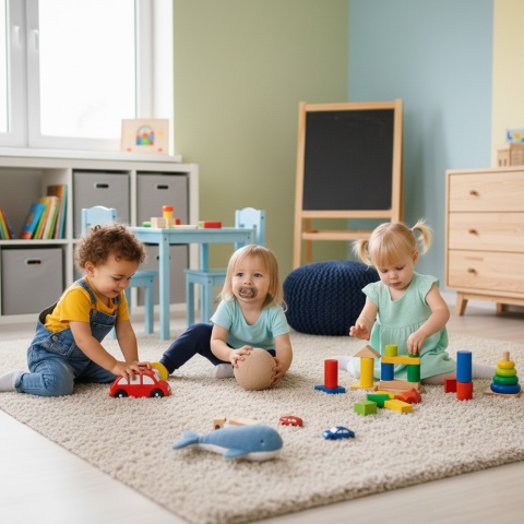 Smoczek uspokajający symetryczny BabyOno silikon świeci 18m+ 2pak brąz beż