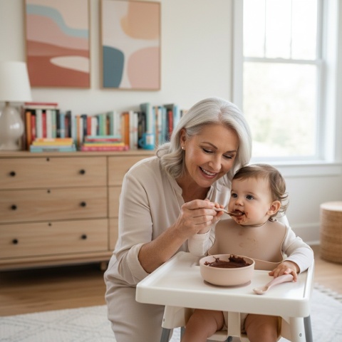 Łyżeczki elastyczne sztućce dla dzieci Babyono do karmienia i nauki beż róż