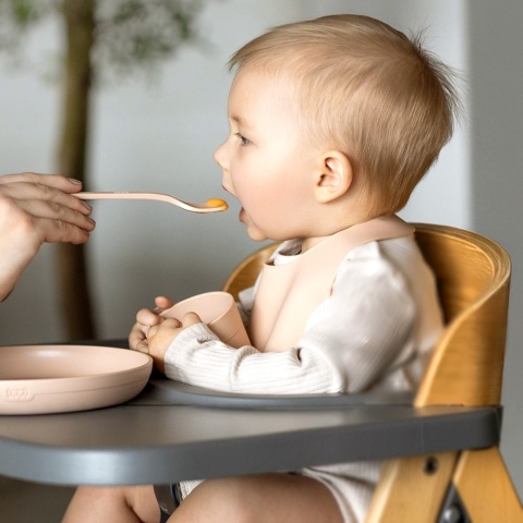 Łyżeczka Lovi pierwsza do karmienia dla niemowląt do nauki 2 szt. beżowa