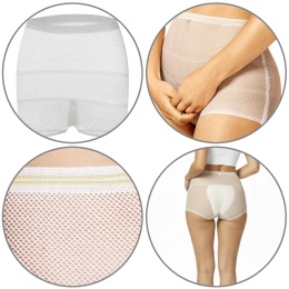 Majtki poporodowe Akuku wielorazowe komfortowe siateczka L do 100 cm 2pak