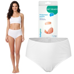 Majtki poporodowe Babyono jednorazowe figi oddychające 90 cm M 5 szt