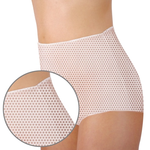 Majtki poporodowe Babyono wielorazowe przewiewne delikatne 100 cm L 2pak