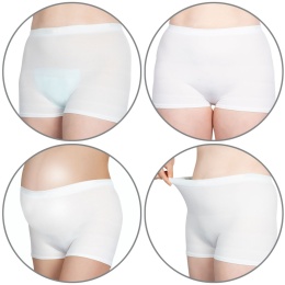 Majtki poporodowe dla kobiet w ciąży Canpol wielorazowe oddychające S/M 2x