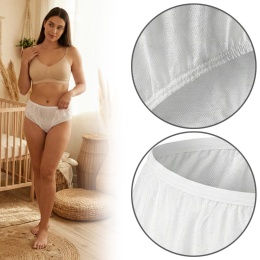Majtki poporodowe jednorazowe Akuku oddychające elastyczne XL do 108cm 5pak