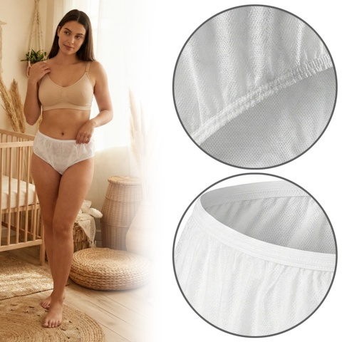 Majtki poporodowe jednorazowe Akuku oddychające elastyczne XL do 108cm 5pak