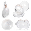 Muszle laktacyjne kolektor mleka BabyOno zbieracz mleka silikon 2 szt. etui