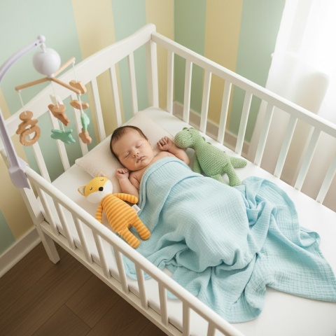 Pieluchy bambusowe Babyono pieluszki 70x70 antybakteryjne miękkie x3 błękit