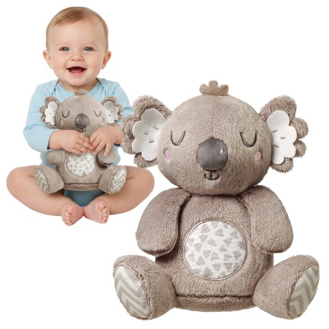 Miś pluszowy pluszak przytulanka dla niemowląt Babyono Koala z grzechotką
