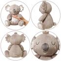Miś pluszowy pluszak przytulanka dla niemowląt Babyono Koala z grzechotką