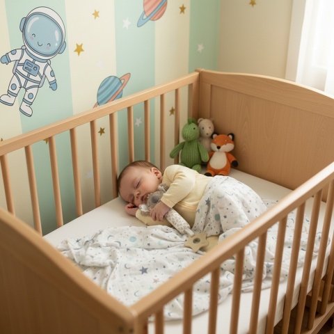 Miś pluszak przytulanka piszczek szeleścik Babyono z gryzakiem Koala Coco