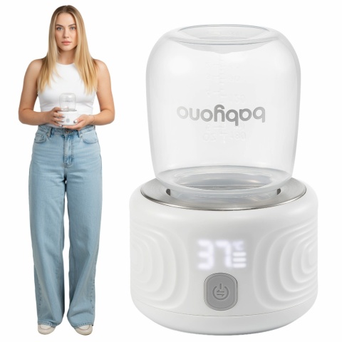 Podgrzewacz do butelek przenośny bezprzewodowy Babyono 180 ml 37°C w 2 min.