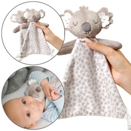 Zabawka sensoryczna przytulanka pluszak kocyk grzechotka Babyono Koala Coco
