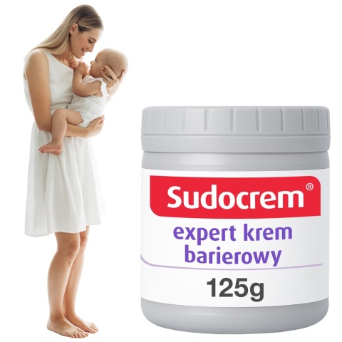 Sudocrem Krem barierowy z tlenkiem cynku na odparzenia pieluszkowy 125g