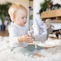 Zabawka sensoryczna kostka Babyono miś Koala Coco grzechotka lusterko plusz