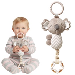 Zawieszka do wózka łóżeczka pluszak miś z dzwoneczkiem Babyono Koala Coco