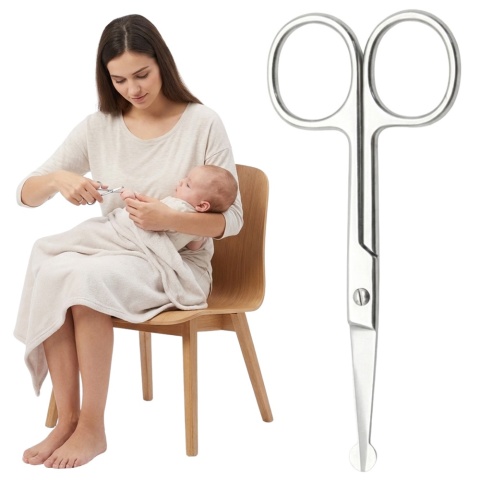 Nożyczki do paznokci Bocioland dla niemowląt i dzieci ze stali nierdzewnej