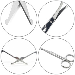 Nożyczki do paznokci Bocioland dla niemowląt i dzieci ze stali nierdzewnej