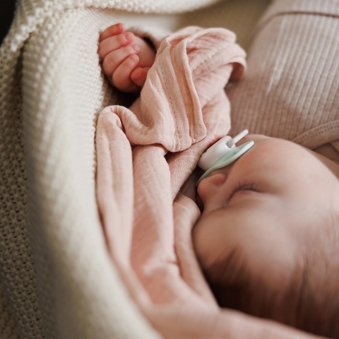 Pieluchy muślinowe Babyono pieluszki 70x70 antybakteryjne miękkie x3 róż