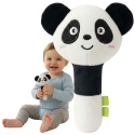 Pluszak przytulanka piszczek panda Bocioland zabawka sensoryczna edukacyjna