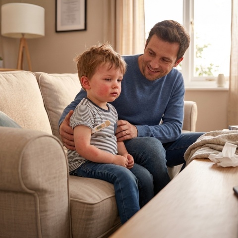 Termometr elektroniczny Babyono dla dzieci z miękką elastyczną końcówką