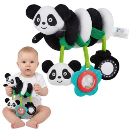 Zawieszka do wózka fotelika łóżeczka spiralna Bocioland sensoryczna panda