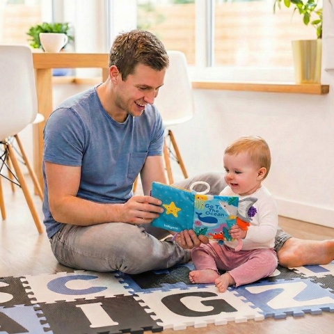 Książeczka sensoryczna BabyOno kolorowa wystające elementy Go To The Ocean