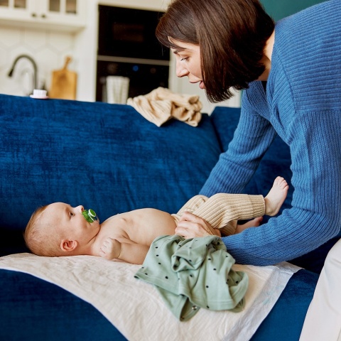 Podkłady higieniczne do przewijania Babyono w płatach 40x60 20 + 2 gratis