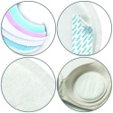 Wkładki laktacyjne Babyono Comfort średnica 11 cm 100 szt. +40 gratis białe