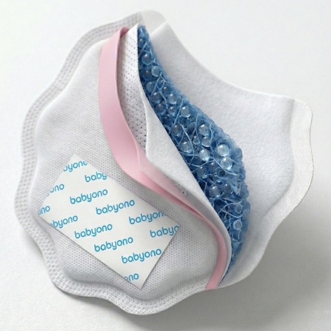 Wkładki laktacyjne Babyono Natural Nursing ultra chłonne 24 szt. białe