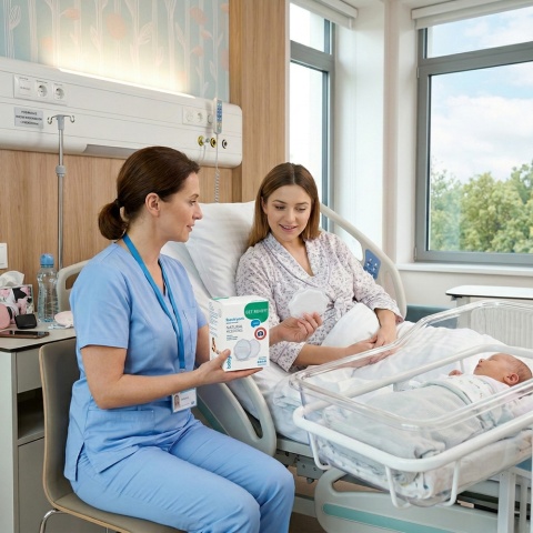 Wkładki laktacyjne Babyono Natural Nursing ultra chłonne 24 szt. białe