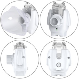 Inhalator nebulizator dla dzieci Babyono siateczkowy bezprzewodowy cichy