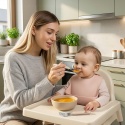 Sztućce dla dzieci ze stali nierdzewnej Babyono łyżka widelec beżowe