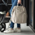 Plecak dla mamy torba do wózka szpitala i dziecka do samolotu Babyono beż